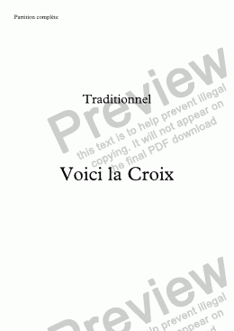page one of Voici la Croix