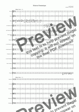 page one of Scherzo Fantastique Op. 25