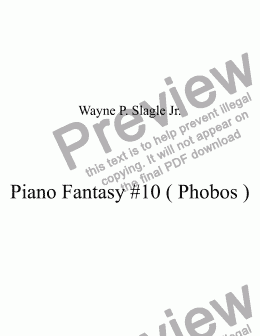 page one of Piano Fantasy #10 ( Phobos )