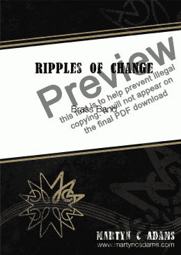 page one of Ripples Of Change