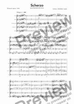 page one of Scherzo