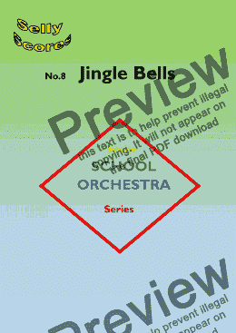 page one of EASIER SCHOOL ORCHESTRA SERIES 8 Jingle Bells