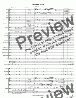 page one of Symphony  No. 2