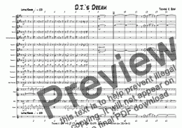page one of D.J.’s Dream - Latin - Big Band - see live recording!