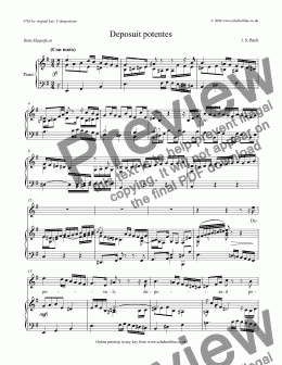page one of Deposuit potentes [Magnificat: tenor]