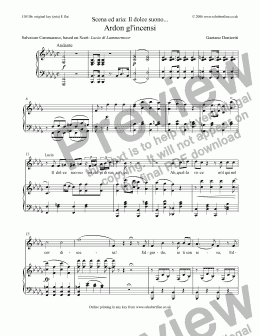page one of Scena ed aria: Il dolce suono... Ardon gl’incensi [Lucia di Lammermoor: sop.]
