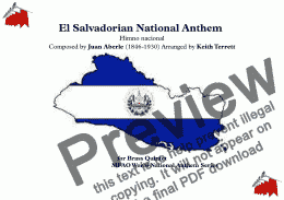 page one of El Salvadorian National Anthem (Himno nacional) for Brass Quintet (MFAO World National Anthem Series)