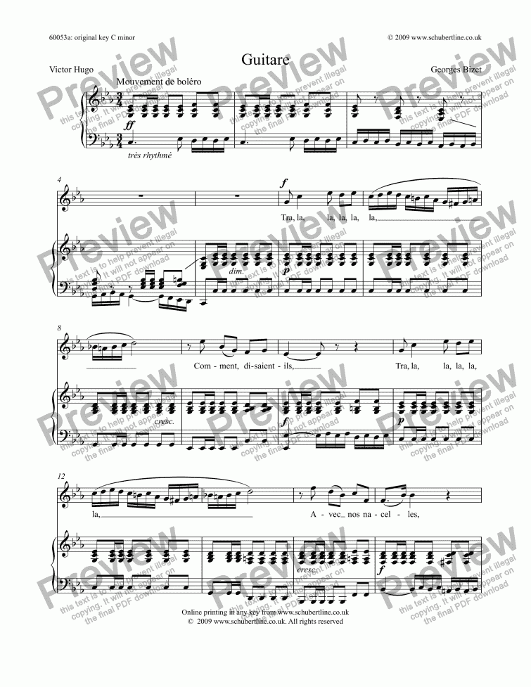 page one of Guitare