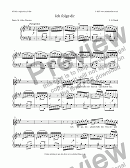 page one of Ich folge dir [St. John Passion: sop.]