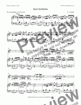 page one of Qual farfalletta [Partenope: sop.]