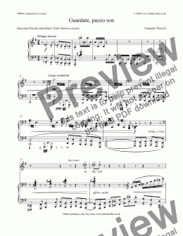 page one of Guardate, pazzo son [Manon Lescaut: tenor]