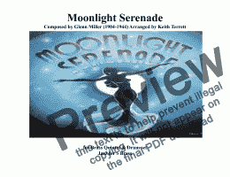 page one of Moonlight Serenade (Glen Miller) for Brass Quintet (Jazz for 5 Brass Series)