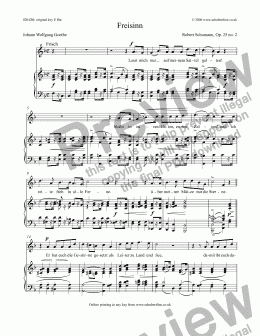 page one of Freisinn Op. 25 no. 2
