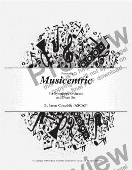 page one of Musicentric