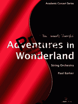 page one of Adventures in Wonderland 