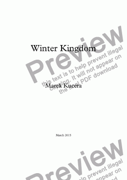 page one of Winter Kingdom