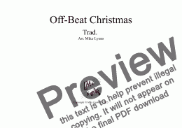 page one of Brass Sextet - Off-Beat Christmas