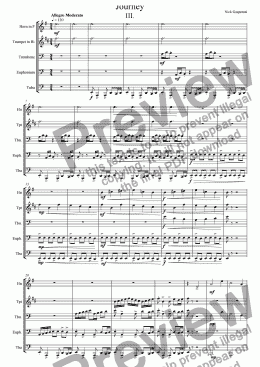 page one of Journey - Movement III