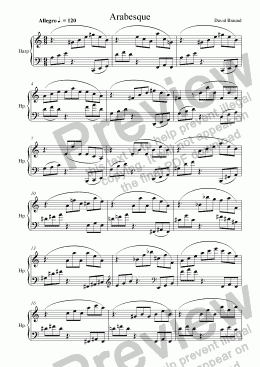 page one of Arabesque