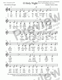 O Holy Night Sheet Music, with a Step by Step Chord Theory Lesson!