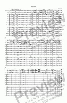 page one of Kol Nidreh (violin + chamber orchestra)