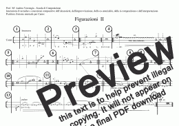 page one of A. Verrengia, Notazioni musicali convenzionali, in campo aperto, proporzionali, grafiche (Esemplificazioni pratiche) 