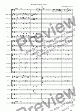 page one of Tuba Solo "MIGNON GAVOTTE"