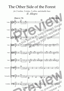 page one of The Other Side of the Forest (II. Allegro)