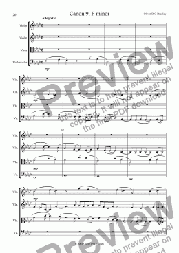page one of Canon 9, F minor