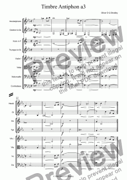 page one of Antiphon a3, Timbre 