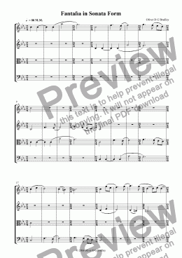 page one of Fantasia in Sonata Form