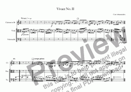 page one of Vivace No. II