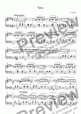 page one of Valse opus 64 nr. 2 in c# minor