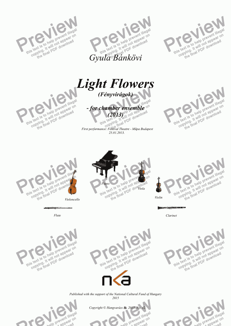 page one of Light Flowers