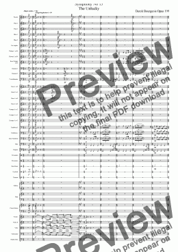 page one of Symphony No 13 1st movement
