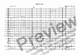 page one of Big Band Kolin (jazz variation on Kolíne, Kolíne for big band)