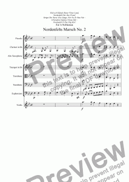 page one of Nordenfelts Marsch No. 2