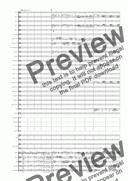 page one of Symphony No 112 3rd movt