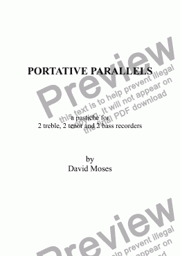 page one of PORTATIVE PARALLELS