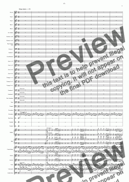 page one of Symphony No 13 2nd movement