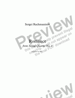 page one of Romance