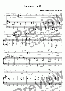 page one of Romanze Op.35
