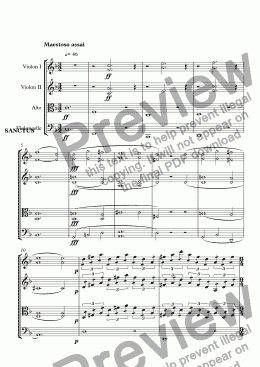 page one of Requiem pour quatuor à cordes (4) Liszt