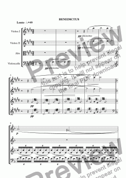 page one of Requiem pour quatuor à cordes (5) Liszt