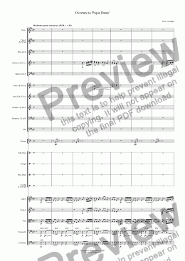 page one of Overture to ’Pique Dame’