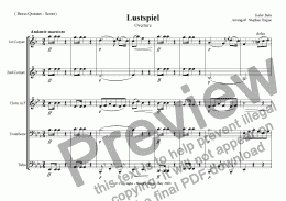 page one of Overture - Lustspiel (Brass Quintet)