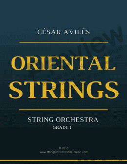 page one of Oriental Strings - String Orchestra