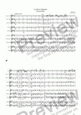 page one of Les Roses d’Ispahan Cornet Solo.