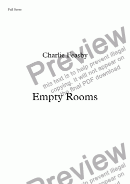 page one of Empty Rooms