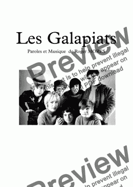 page one of Les Galapiats